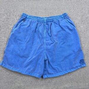 Crazy Shirts Hawaii Shorts Men's XXL Blue Curacao Dyed Twill 6" Stretch Beach